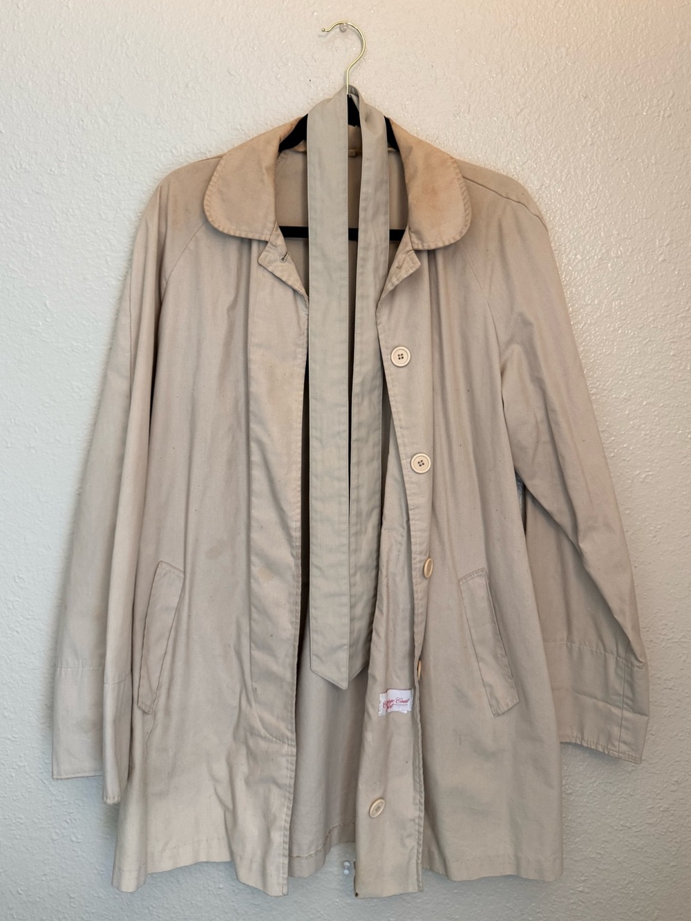Classic Beige Trench Coat Jacket